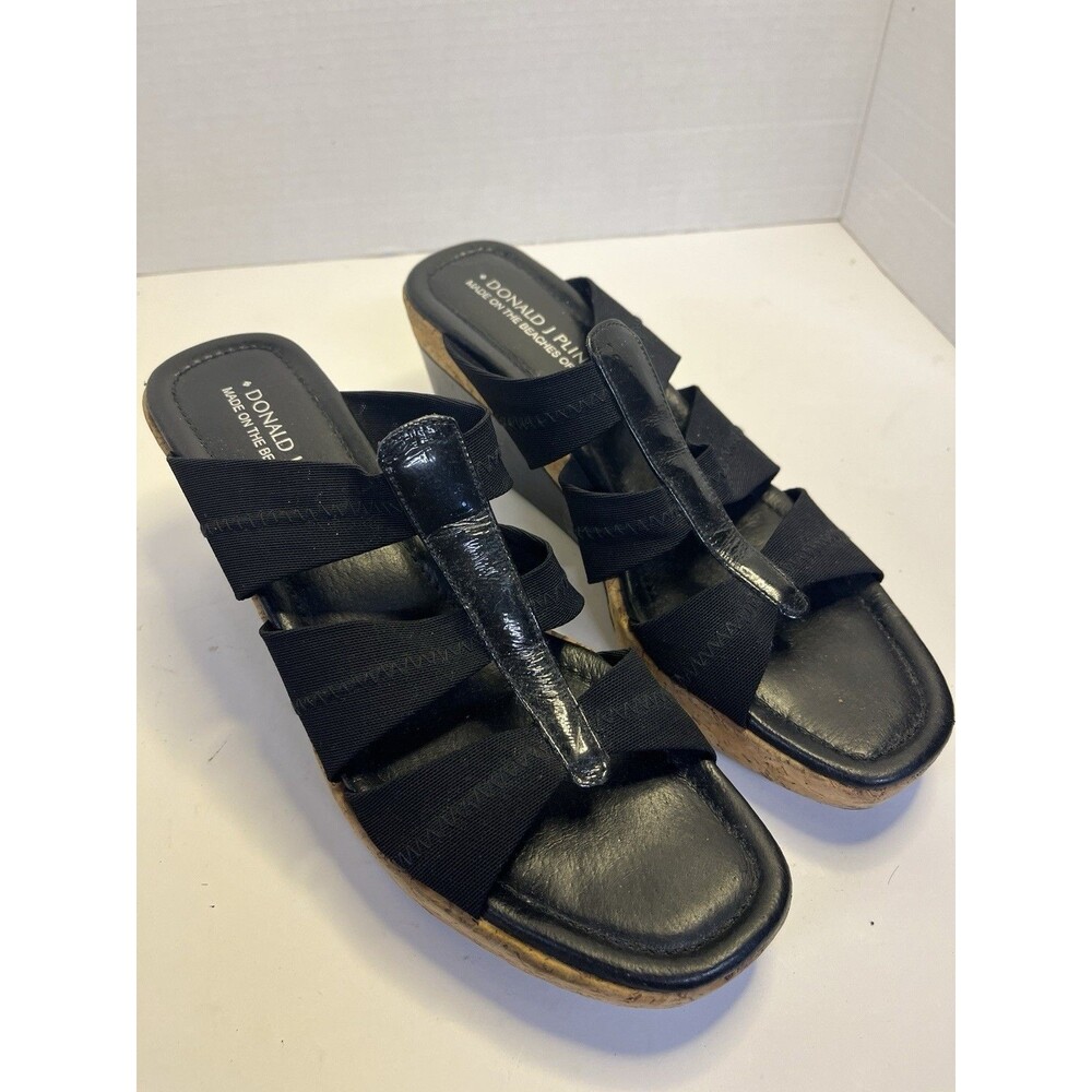 Donald j Pliner Corali Wedge Sandals Shoes Women's Size 10M Beach Summer Tropics
